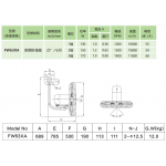 Wington 榮通 FW63XA 25吋 至尊系列噴粉密網掛牆風扇